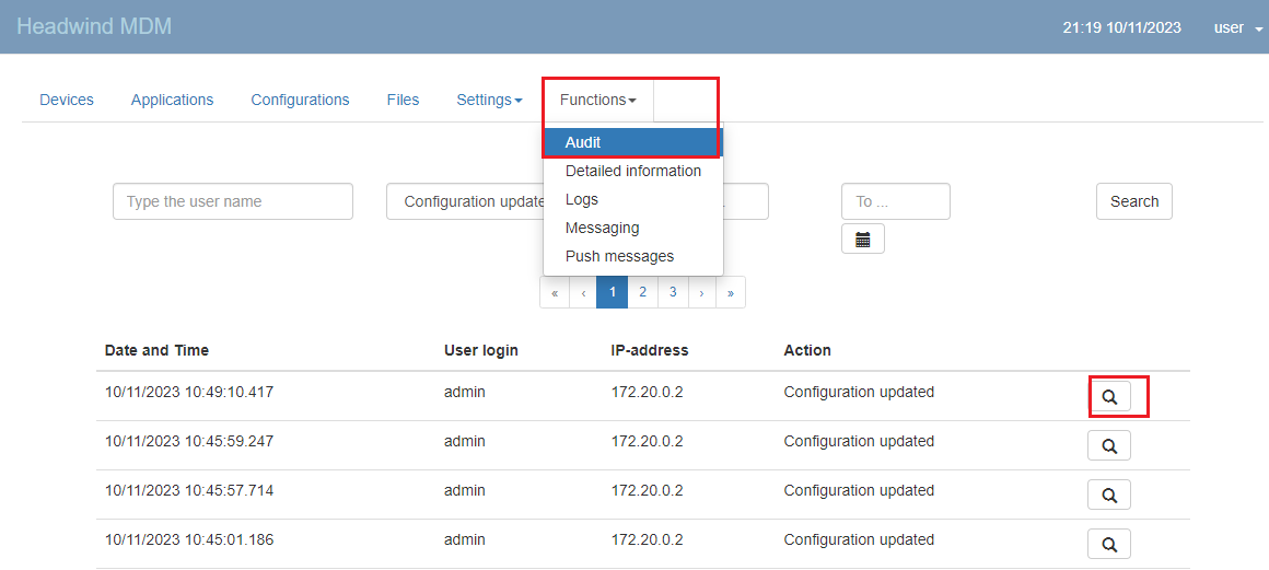 Accessible Audit function